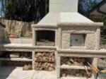 Picture of Barbecue en granit avec four a Pizza GR66F