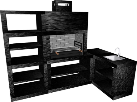 Image de Barbecue Moderne d'angle AV14B