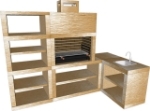 Picture of Barbecue Moderne d'angle AV14B