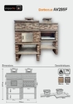 Picture of Barbecue en Beton Avec Four a Bois AV285F