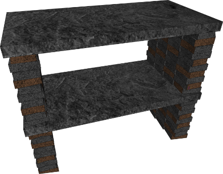 Image de Module de 107 pour Barbecue en Pierre reconstituée MD107F 