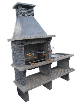 Image de Barbecue avec évier en Pierre Reconstituée CE3140F
