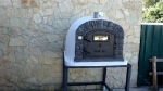 Picture of Four a bois et pizza VENTURA Noir AL 110 cm