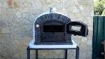 Picture of Four a bois et pizza VENTURA Noir AL 110 cm
