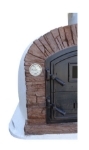 Picture of Four a bois et pizza VENTURA Rouge AL 110 cm