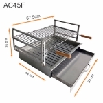 Picture of Grilloir à encaster en Inox 63x44 AC79F